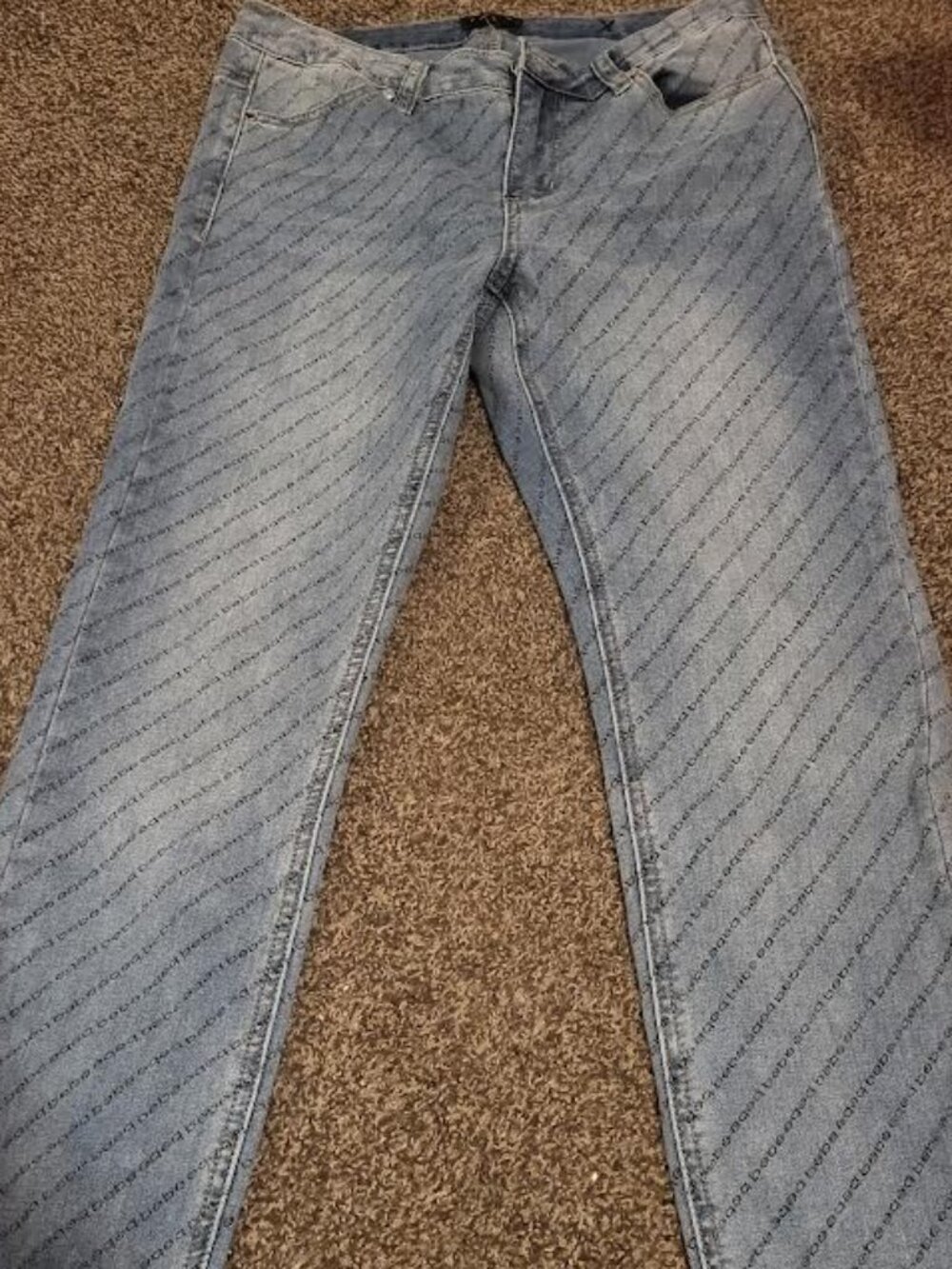 Womens Bebe Printed Logo Skinny Jeans Size 28
